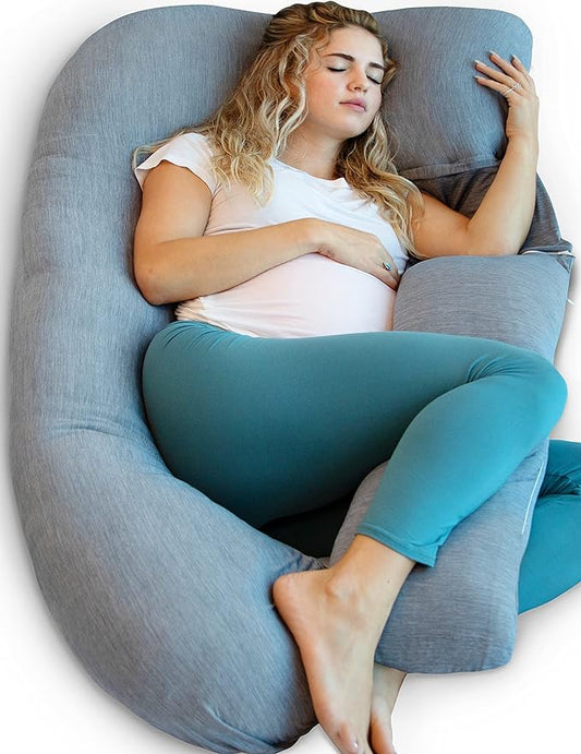 Pharmedoc Pregnancy Pillows, U-Shape Full Body Pillow