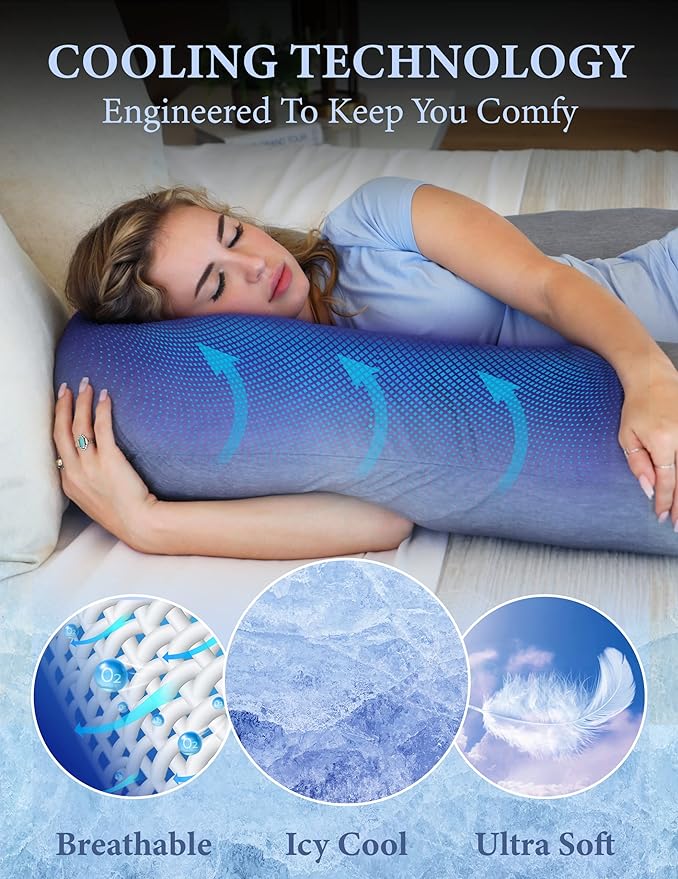 Pharmedoc Pregnancy Pillows, U-Shape Full Body Pillow